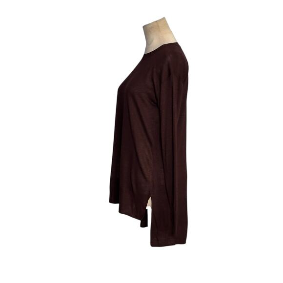 H&M brown long sleeves hi low sweater size XS - Picture 5 of 13